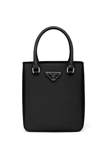 Prada triangle-logo tote bag - Nero