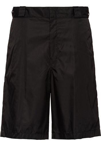 Prada Re-Nylon logo plaque shorts - Nero