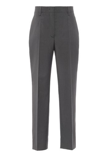 Prada straight-leg wool trousers - Grigio