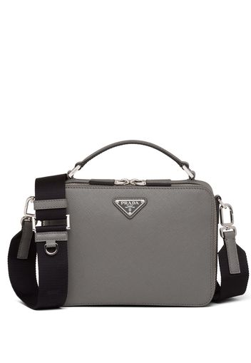 Prada Borsa a spalla Brique - Grigio