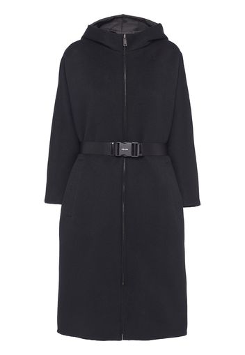 Prada Cappotto monopetto reversibile - Nero