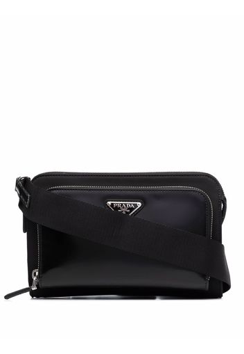 Prada Re-Nylon and leather shoulder bag - Nero