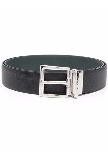 Prada reversible buckle belt - Nero