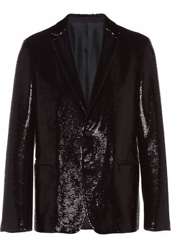 Prada Blazer con paillettes - Nero