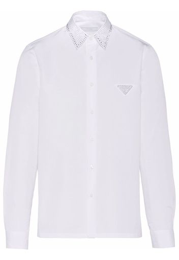 Prada Camicia con decorazione - Bianco