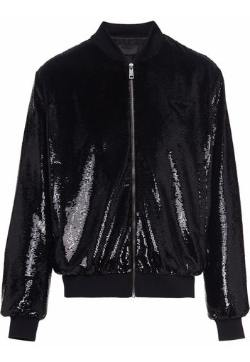 Prada Bomber con paillettes - Nero