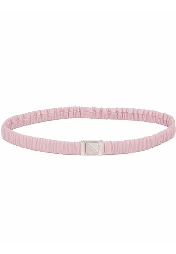 Prada triangle logo elasticated belt - Rosa