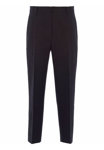 Prada pinstripe-pattern tapered trousers - Nero