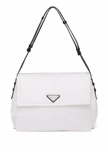 Prada Re-Nylon padded shoulder bag - Bianco