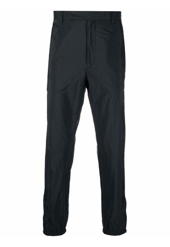 Prada Pantaloni sportivi gessati - Nero