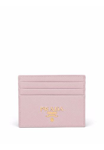 Prada Portacarte con logo - Rosa