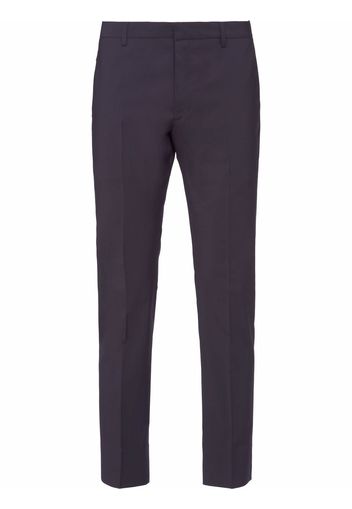 Prada tailored straight-leg trousers - Blu