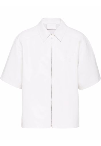 Prada short-sleeve shirt jacket - Bianco