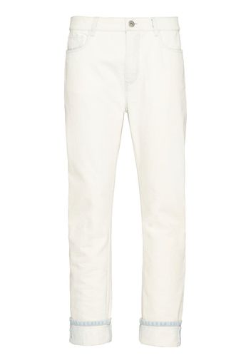 Prada Jeans a vita media - Bianco