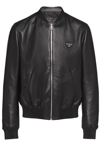 Prada Bomber in pelle - Nero