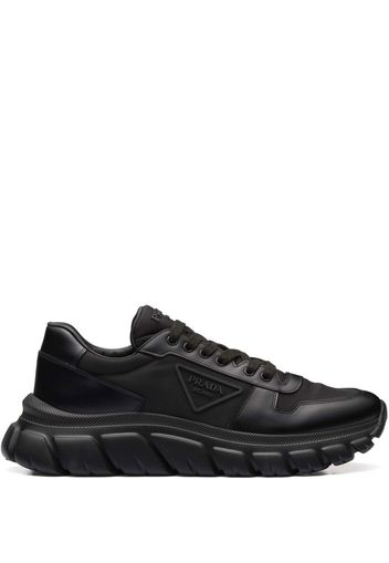 Prada Sneakers con logo triangolare - Nero