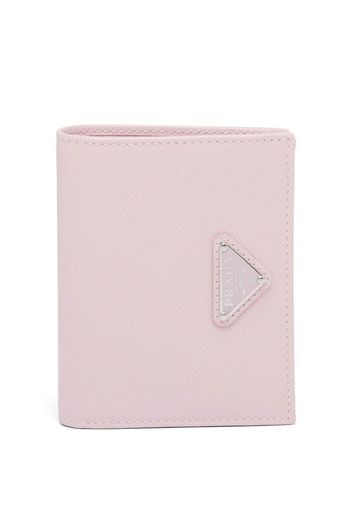 Prada Portafoglio con logo - Rosa