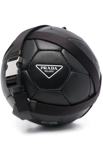 Prada Pallone da calcio in pelle - Nero