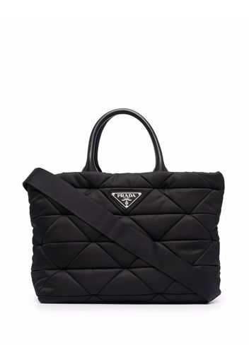 Prada Borsa tote con logo - Nero