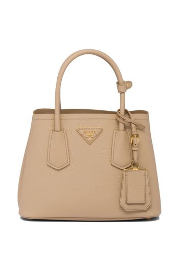 Prada Borsa tote Double Saffiano - Toni neutri