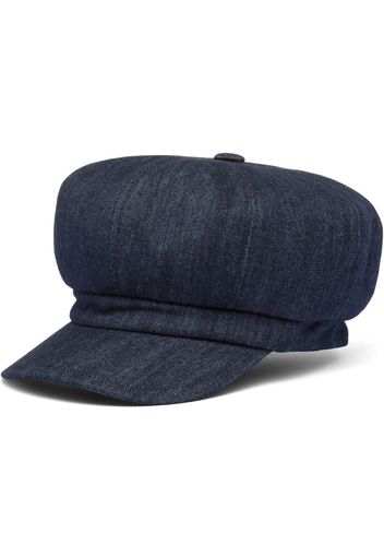 Prada Cappello da baseball con placca logo - Blu