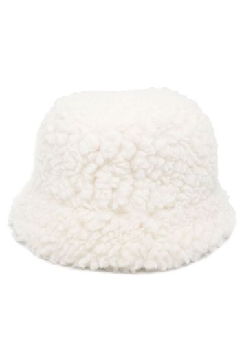 Prada Cappello bucket con applicazione - Bianco