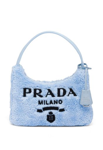 PRADA Re-Edition 2000 terry mini bag - Blu