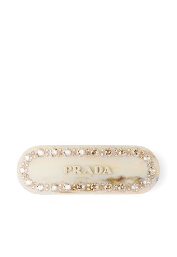 Prada Plex Hair Clip - F0304 IVORY