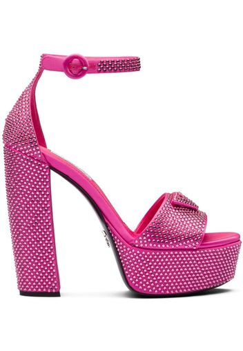 Prada Sandali con borchie - Rosa