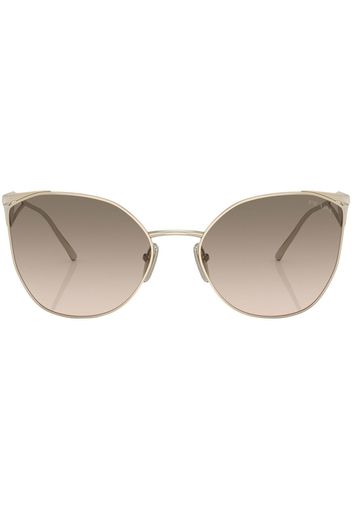 Prada logo cat-eye frame sunglasses - Oro