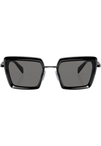 Prada oversized-frame logo sunglasses - Nero