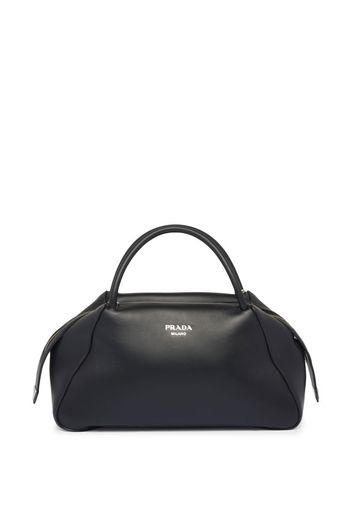 Prada Borsa tote media con decorazione - Nero