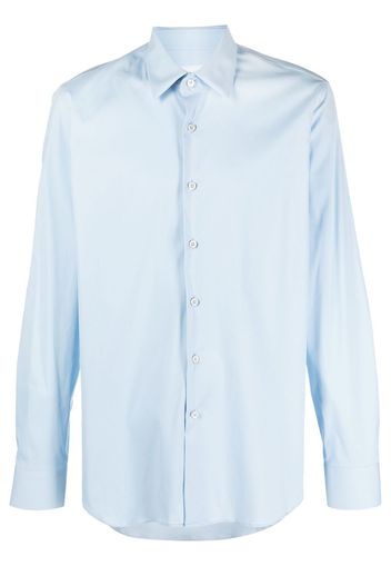 Prada long-sleeve button-fastening shirt - Blu