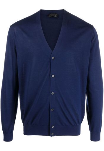 Prada Cardigan con scollo a V - Blu