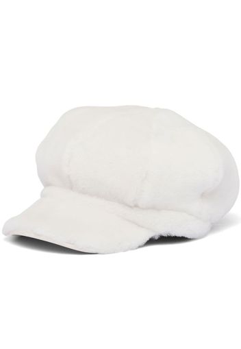 Prada Cappello Newsboy - Bianco