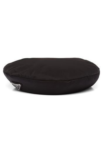 Prada triangle-logo beret - Nero