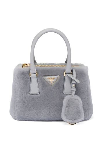 Prada Galleria shearling tote bag - Grigio