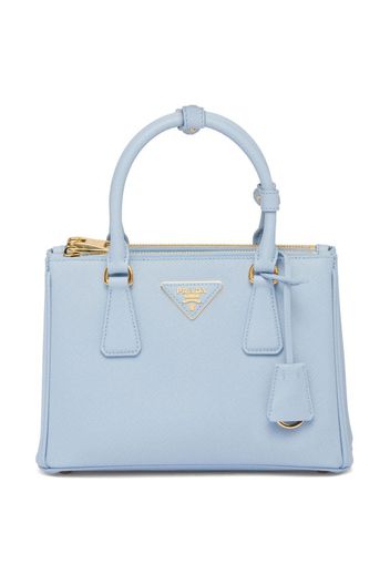 Prada small Galleria leather tote bag - Blu
