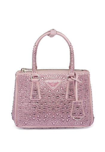 Prada mini Galleria crystal-embellished tote bag - Rosa