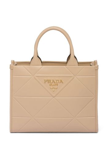 Prada medium leather handbag - Toni neutri