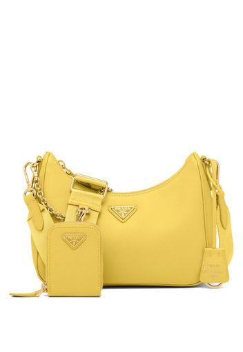 Prada Borsa a spalla Re-Edition 2005 - Giallo