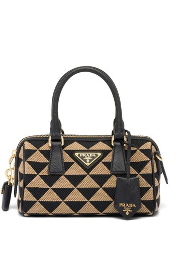 Prada Borsa mini Symbole con manico - Nero