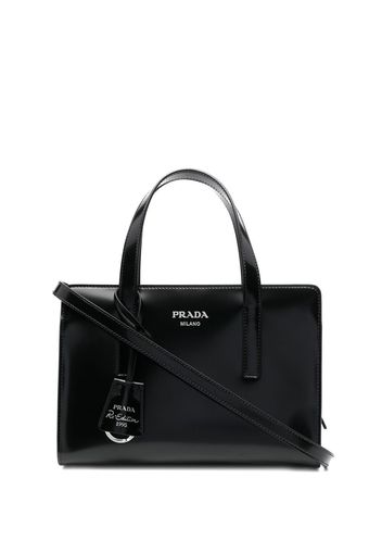 Prada Prada Re-Edition 1995 brushed-leather mini handbag - Nero