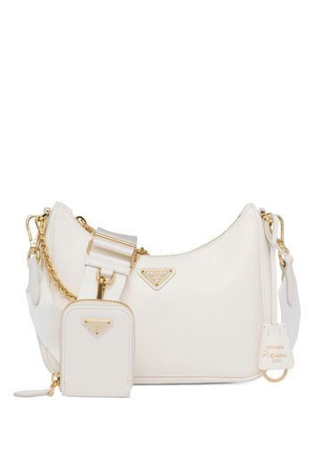 Prada Re-Edition 2005 leather shoulder bag - Bianco