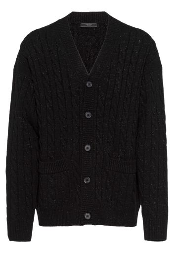 Prada Wool and cashmere cardigan - F0002 BLACK