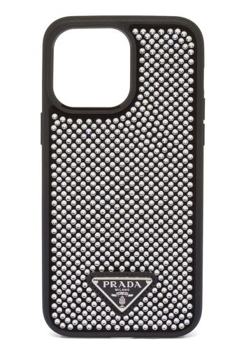 Prada iPhone 14 Pro Max cover - Nero