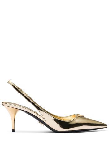 Prada Pumps con cinturino posteriore 65mm - Oro