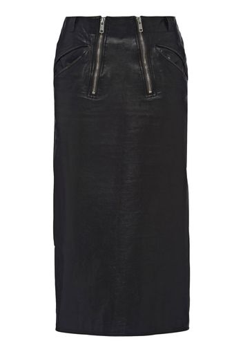 Prada Leather skirt - Nero