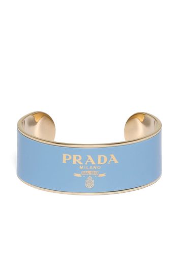 Prada Bracciale rigido con smalto - Blu