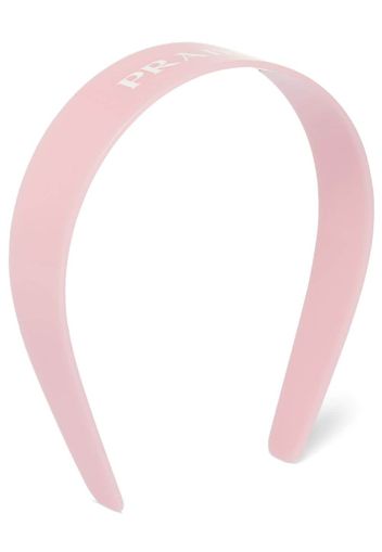 Prada logo-print headband - Rosa